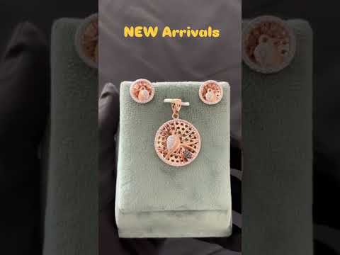 Pendent set in Rose gold